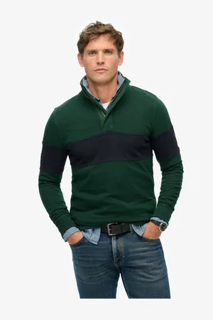 Superdry Classic Rugby Half Zip Sweat TopTrès grand