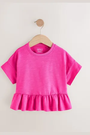 Next Short Sleeve Peplum 100% Cotton T-Shirt (3mths-7yrs)4 - 5 ans (104 - 110cm)