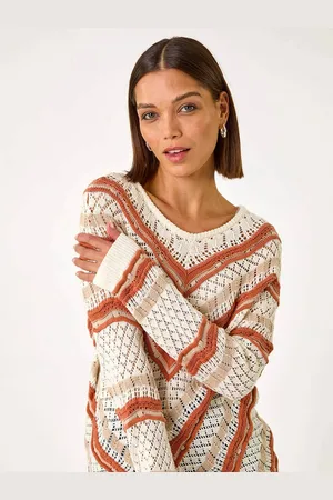 Roman Pull Openwork Chevy en maille46