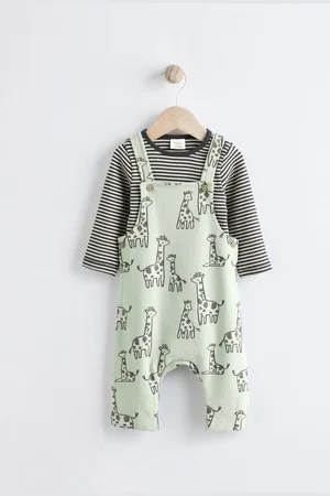 Next Ensemble salopettes et body Jersey Bébé (0mths-2yrs)3 - Mois 6 (62 - 68cm)