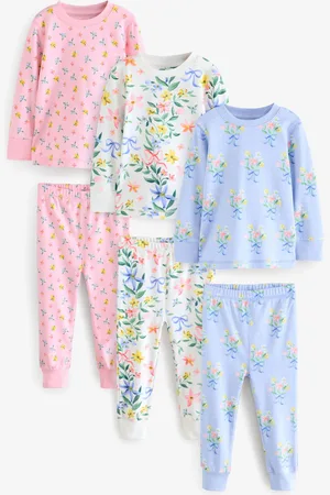 Next Stampy Snuggle 100% Cotton Pyjamas 3 Pack (9mths-12yrs)122128cm