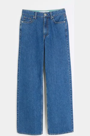 River Island Relaxed Straight Leg 100% Cotton Jeans38 R