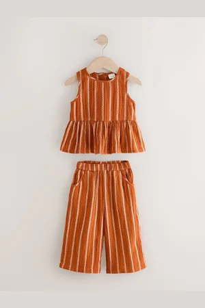 Next 100% Cotton Blouse And Trousers Co-Ord Set (3mths-10yrs)3 - 4 ans (98 - 104cm)