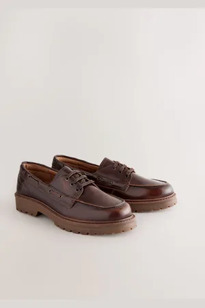 Next Forever Comfort Leather Chunky À lacets Boat Chaussures