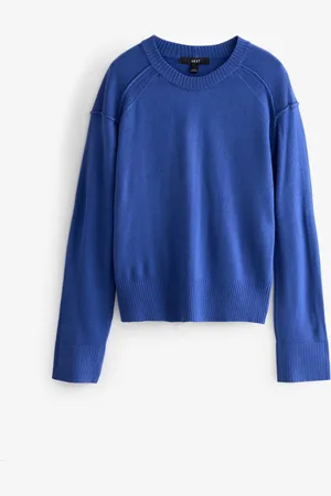 Next Motif doux au toucher Tricoté Col rond PullM Tall