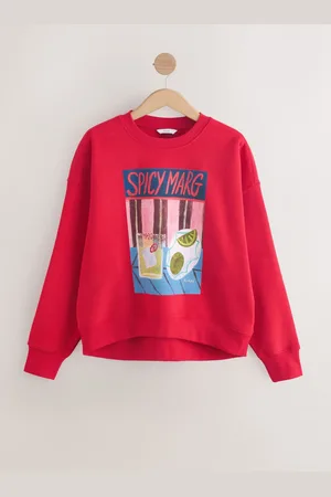 Next Artist Editions Frankie Thorp x Hand Painted Spicy Margarita Cocktail Graphic Print SweatshirtPetit