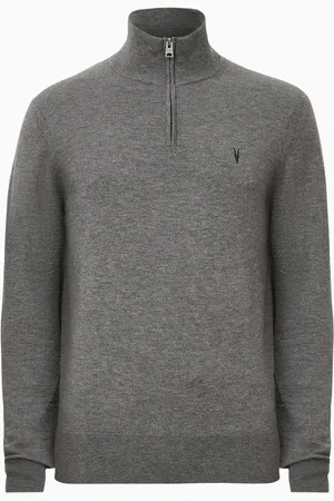 AllSaints Pull AllSaints Kilburn à col cheminée zippépetit