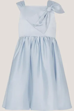 Monsoon Freya Bow Strap Satin Party Dress128134cm