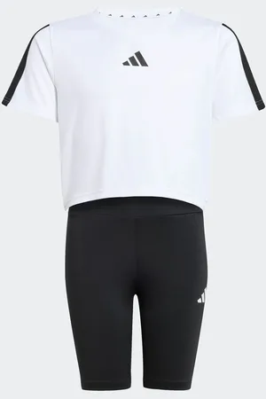 adidas Train Essentiel 3 Ensemble T-shirt et short Rayure9 - 10 ans (134 - 140cm)