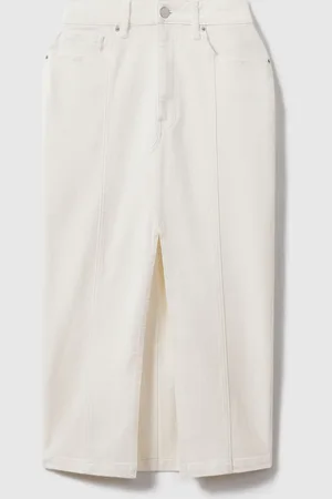 Reiss Jupe mi-longue Danica en jean taille haute44