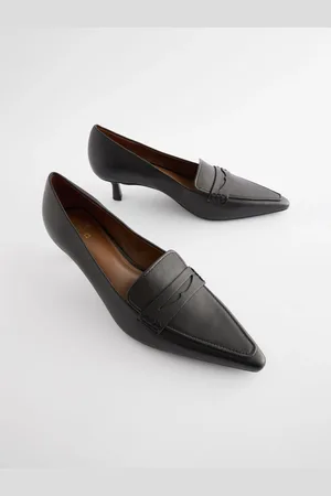 Next Forever Comfort Cuir Point Kitten Mocassins talons