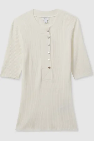 Reiss Emily Wool Blend - Top boutonnéM