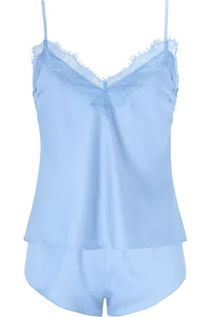 Ann Summers Ensemble pyjama en dentelle Cerise et cami en satin