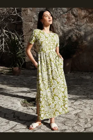 Threadbare 100{Robe longue en jersey de coton avec poches42