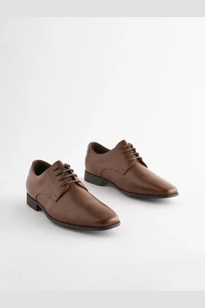 Next Chaussures derby fines à bout carré