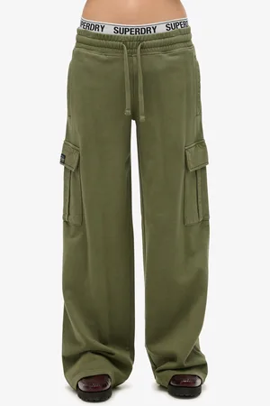 Superdry Athletic Essentials Vintage Wide Cargo 100% Cotton Joggers38