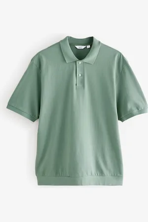 Next Polos texturés en tissu gaufré à boutons 100% coton3XL