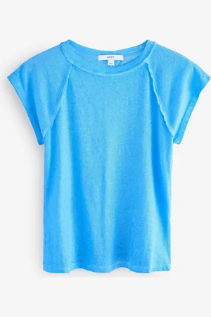 Next T-shirt délavé à coutures ouvertes raglan à manches courtes 100% coton à col ras du couMédium