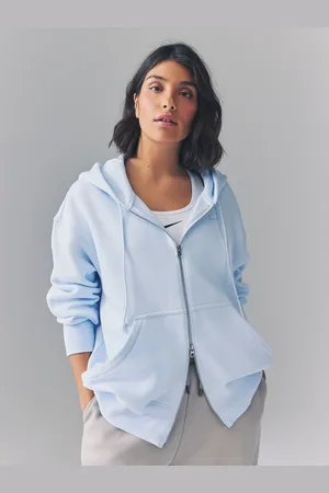 Nike Oversized Mini Phoenix Fleece Swoosh Full Zip HoodiePetit