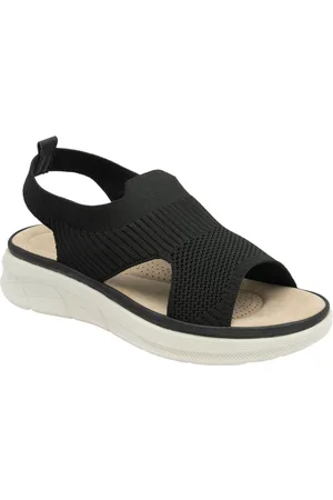 Dunlop Elasticated Wedge Sandalsue42