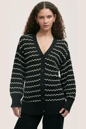 Finery London Cardigan Alena rayé à manches longues48