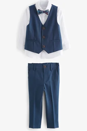 Next Gilet, chemise, pantalon & Naud papillon (3mths-9yrs)9 - Mois 12 (74 - 80cm)