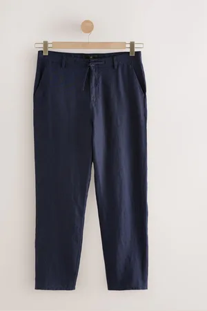 Next Pantalon chino Signature en 100% lin36l