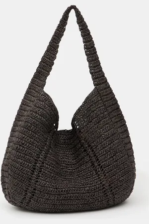 Hush Puppies Raffia Oversized Tote Bagun