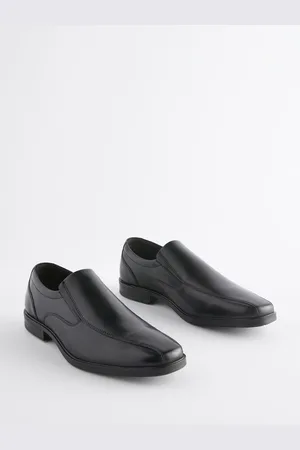 Next Chaussures à enfiler avec panneau en cuir