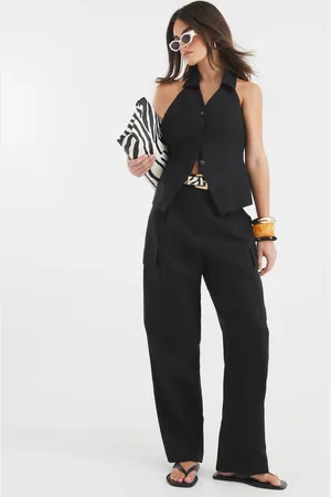 River Island Pantalon large 40
