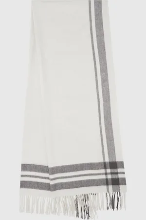 Reiss Écharpe à carreaux en laine d