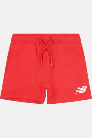 New Balance Kids Brush Back Stacked Logo Shorts8692cm