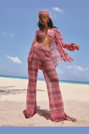 Lipsy London Chemise kimono de plage style crochetxlarge