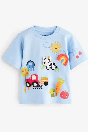 Next 100% Cotton Manches courtes 3D Padded Personnage T-shirt (3mths-7yrs)6 - Mois 9 (68 - 74cm)
