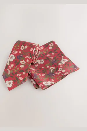 Next Cravate et pochette Kew Gardens à motif floralonesize