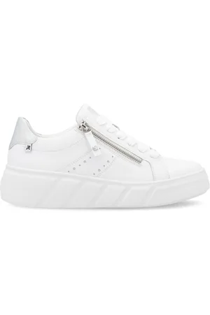 Rieker Womens Zipper Sport White Shoesue42