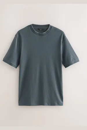Next T-shirt côtelé texturé 100% cotonxlarge