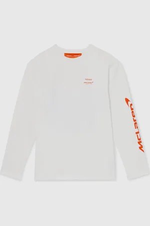 Reiss Legacy Unisex Fit McLaren F1 Team Tyre-Print T-ShirtTaille XS
