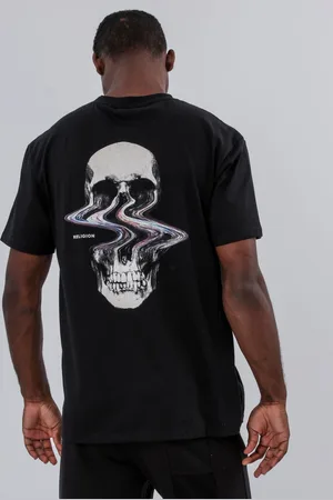 Religion T-shirt crâne déformé 100% coton2X-Large