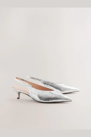 Next Forever Comfort Point Toe Low Slingback Kitten Heelsue41