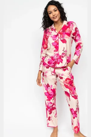 Cyberjammies Pyjama Peach Fleuri48