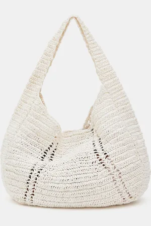 Hush Puppies Raffia Oversized Tote Bagun
