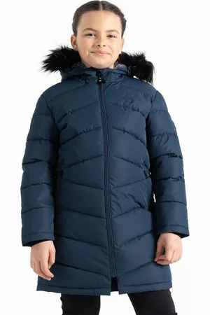 Dare 2B Veste longue à capuche Girls Striking III5 - 6 ans (110 - 116cm)