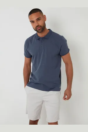 Threadbare Textured 100% Cotton Jersey Polo ShirtMédium