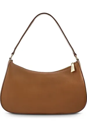 JONES BOOTMAKER Verbier Multi Fasten Leather Shoulder Brown Bagun