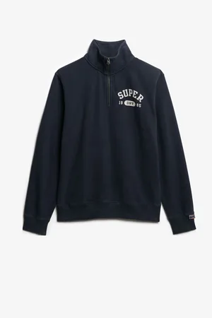 Superdry Sweat Athletic Essential ample à demi-fermeture éclairMédium