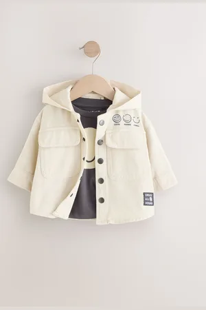 Next 100% Cotton Twill Hooded Overshirt and T-Shirt Set (3mths-7yrs)5 - 6 ans (110 - 116cm)