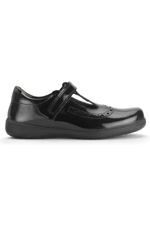 Start Rite Start-Rite Hope Noir Leather T Bar Chaussures d
