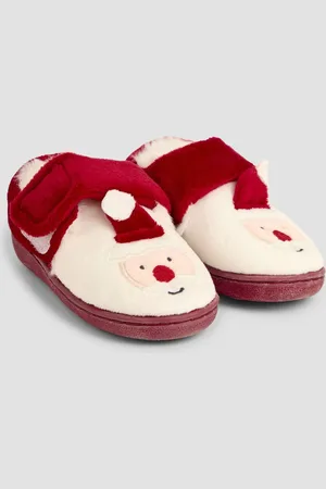 JoJo Maman Bébé Noël Santa Slipper Chaussures