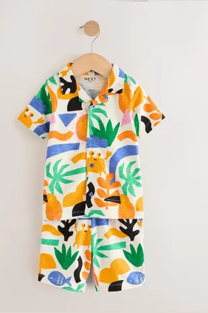 Next Short Sleeve Shirt & Shorts Set (3mths-7yrs)116122cm